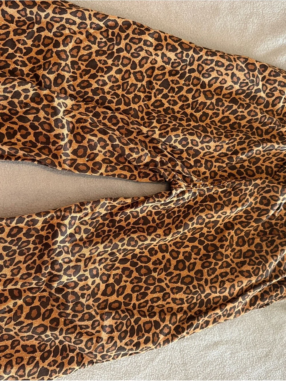 Old Navy Leopard Print Kids Pants - Brown/Black